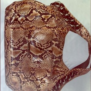 Michael kors snakeskin purse